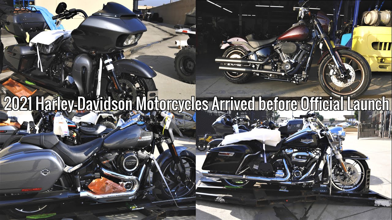 2021 Harley-Davidson First Shipment of Motorcycles prior to Official Launch