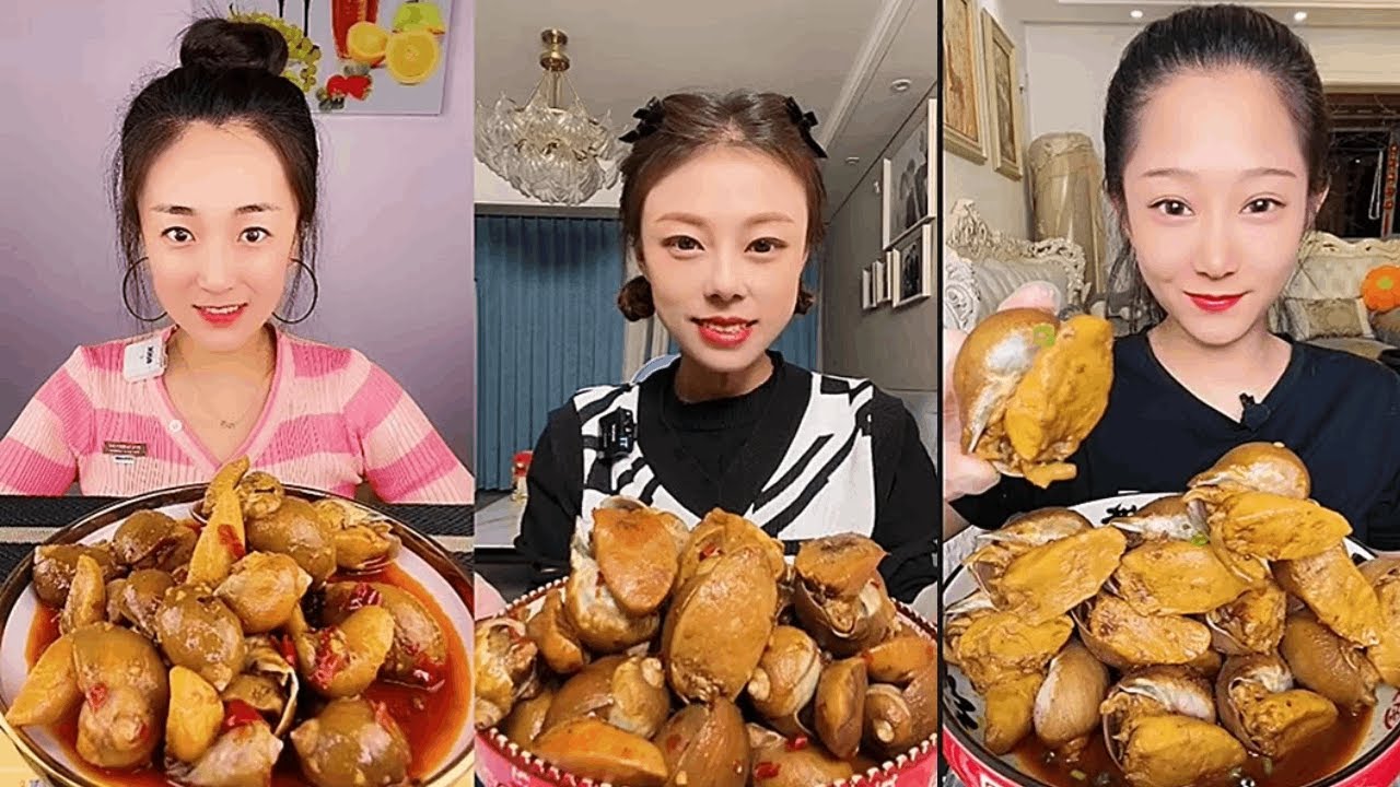 먹방, asmr mukbang | Delicious Spicy Wife Feet , 맛있는 뜨거운 아내 피트 | Little snack food - 먹방 #074