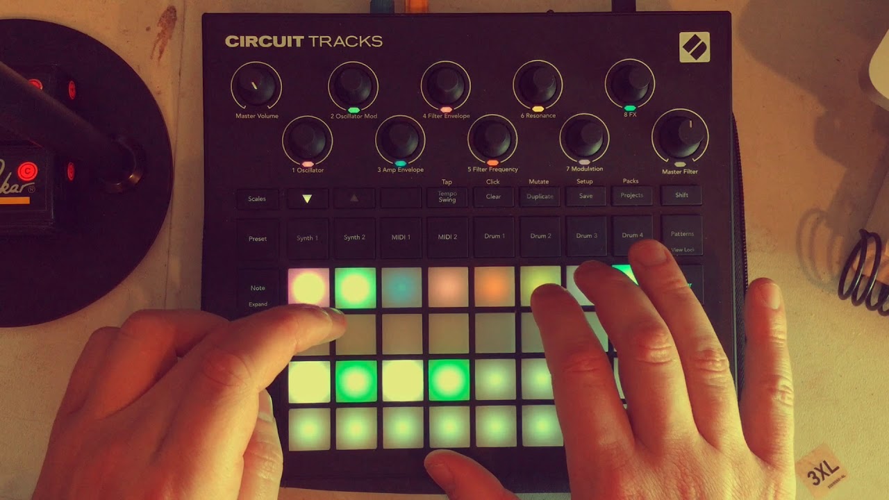 Novation Circuit Tracks Lofi boom bap inspired jam