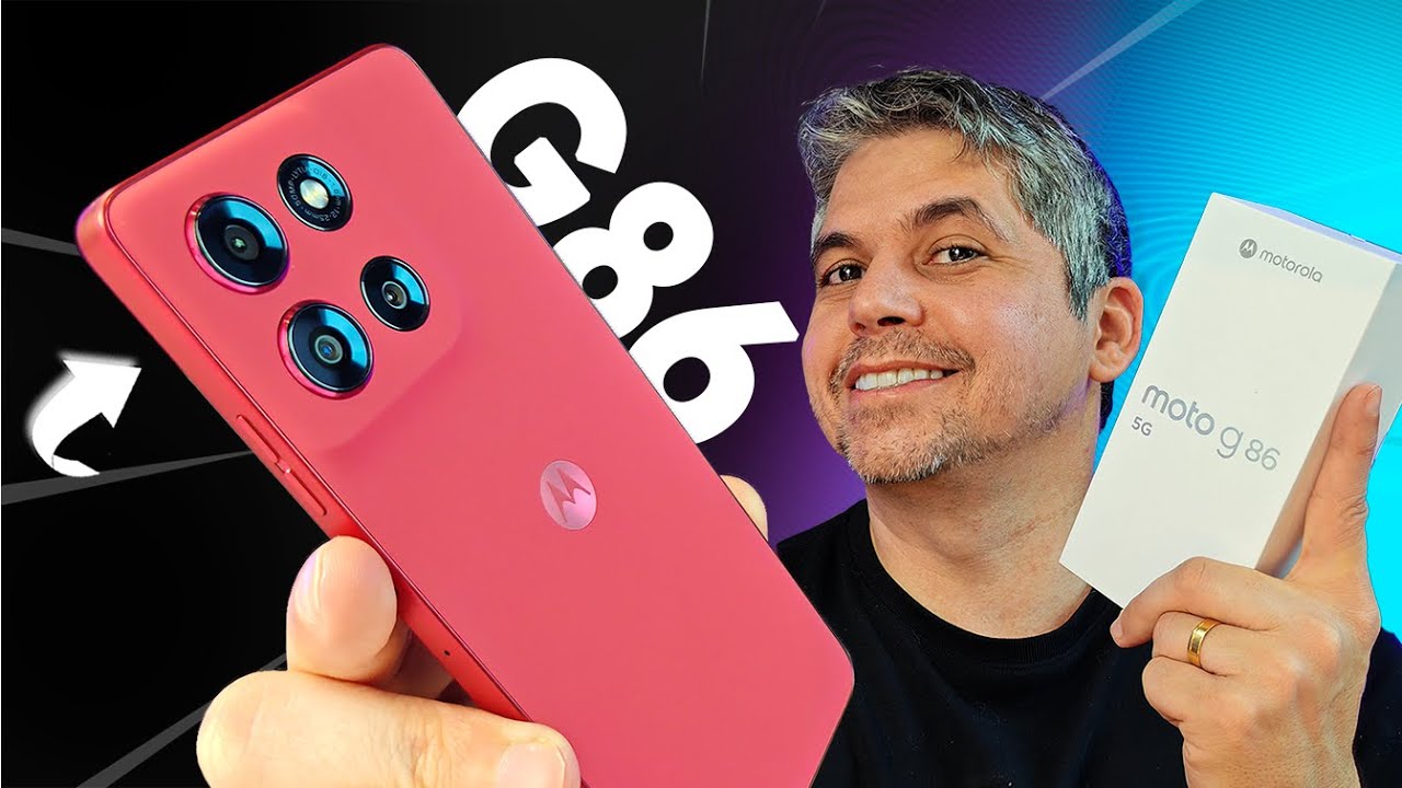 MOTOROLA MOTO G86 / PRIMEIRO CELULAR DA LINHA G COM TELA 1.5K pOLED