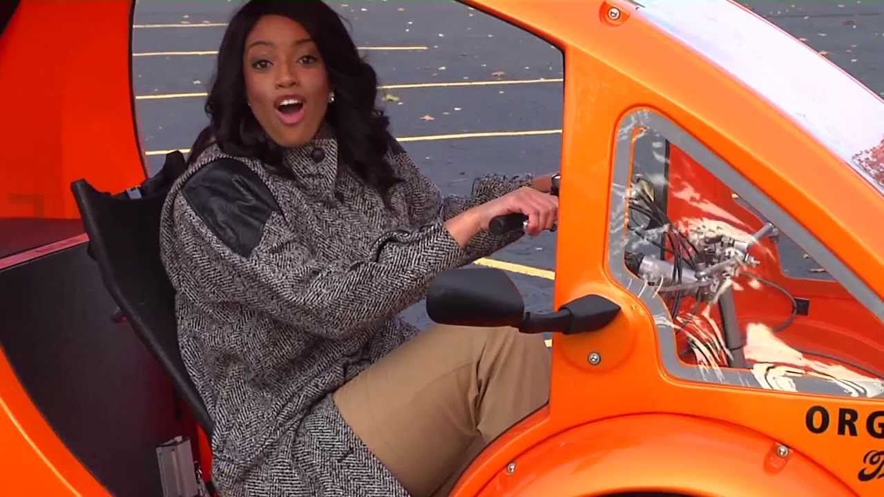 Francesca Takes the 'ELF' Car for a Spin!