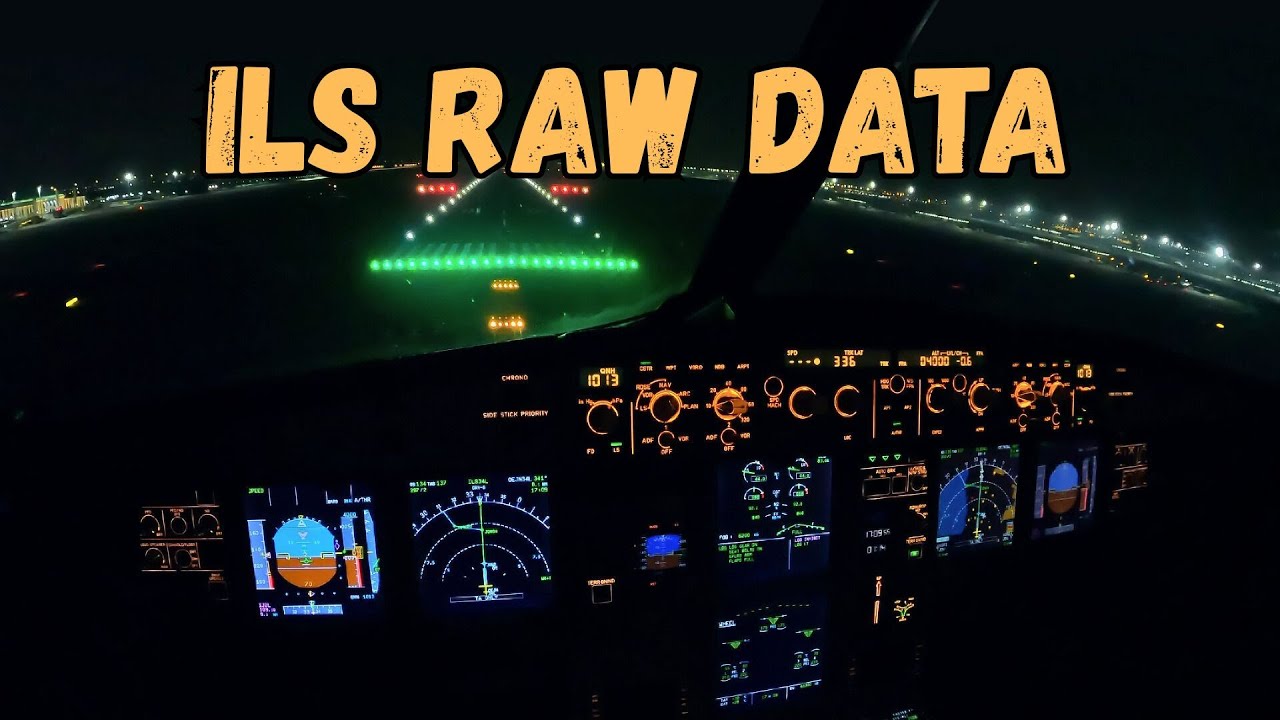 Handflying the approach | A320 ILS raw data pov
