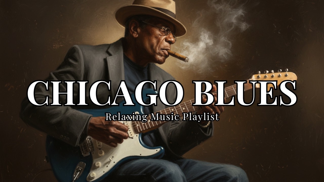 Relaxing Chicago Blues Playlist 🎸 Slow Blues for Lonely Nights | Midnight Blues & Whiskey Blues