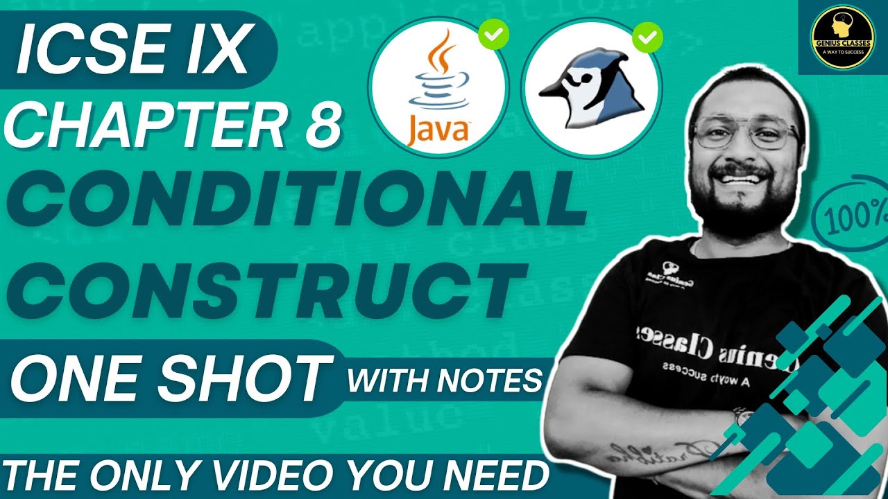 conditional construct || chapter 8 || class 9 computer session 2025-2026 #icse9 #icsecomputer#icse
