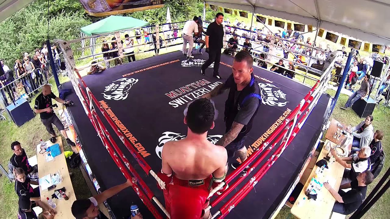Pascal Locher vs. Dani Rodriguez (17. Thai Festival Bern 2014 / GoPro-View)