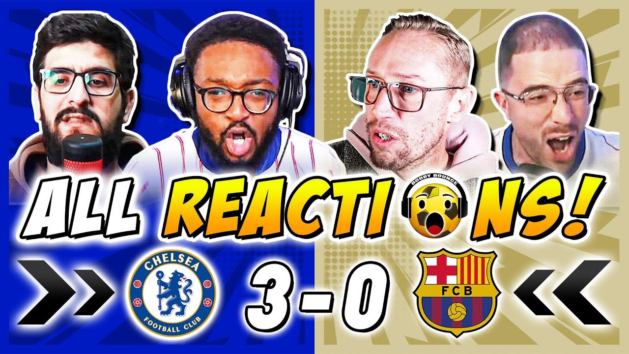 Chelsea and Rivals & Haters Fan Reactions to Chelsea 3-0 Barcelona | Champions League Fan Reactions