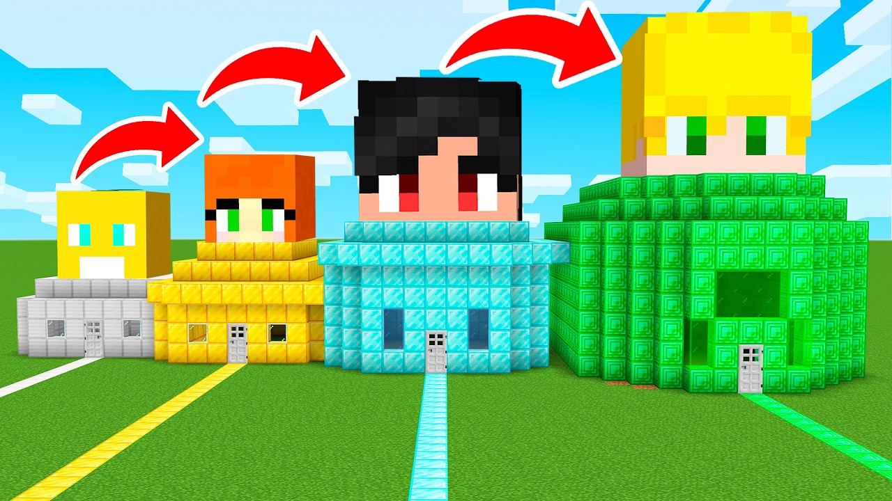 Evolu&iacute; a Casa da Turma de Kass e KR no Minecraft!