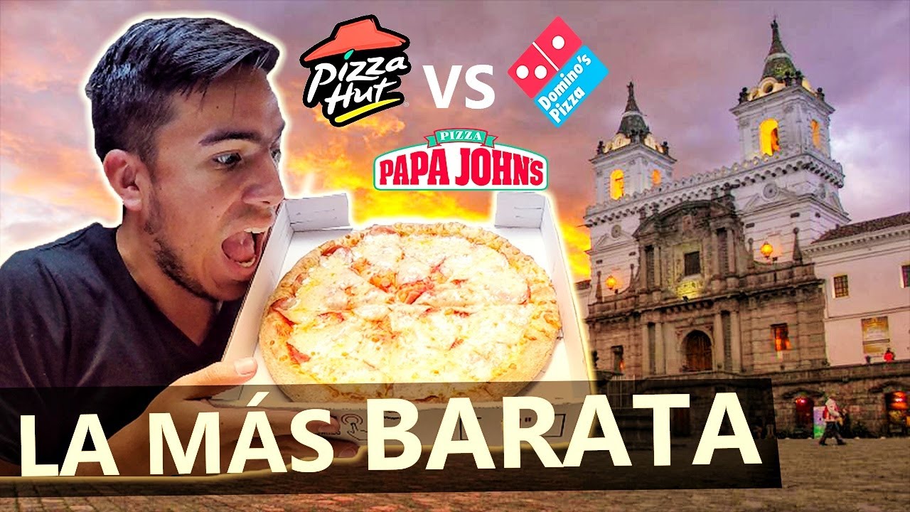 LA PIZZA MÁS BARATA de Ecuador 🇪🇨