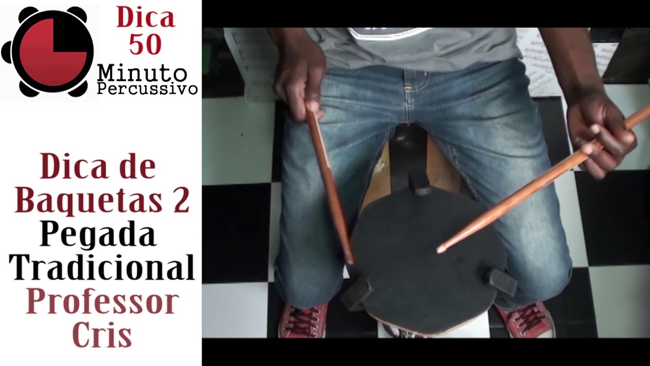 T&eacute;cnica de Baquetas - Pegada Tradicional - Dica 50