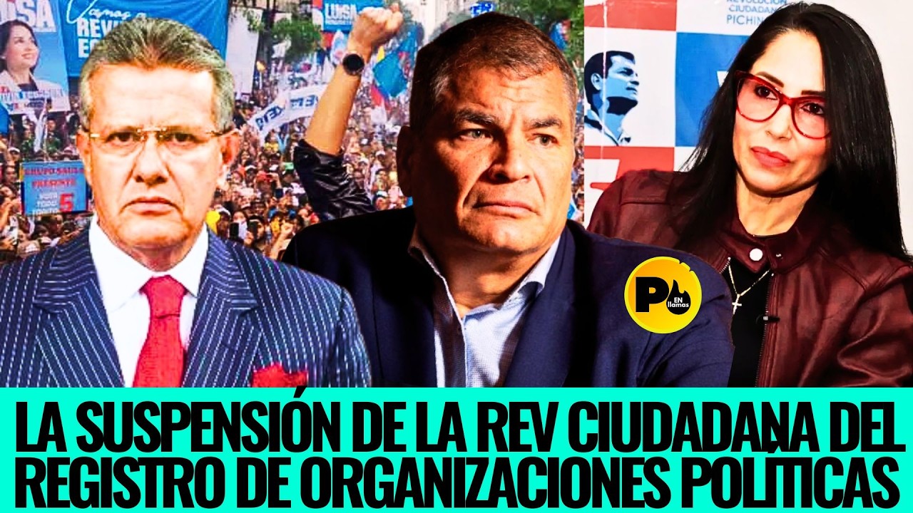 Dr. Augusto Tandazo (La suspensión de la Rev Ciudadana del registro de organizaciones políticas)