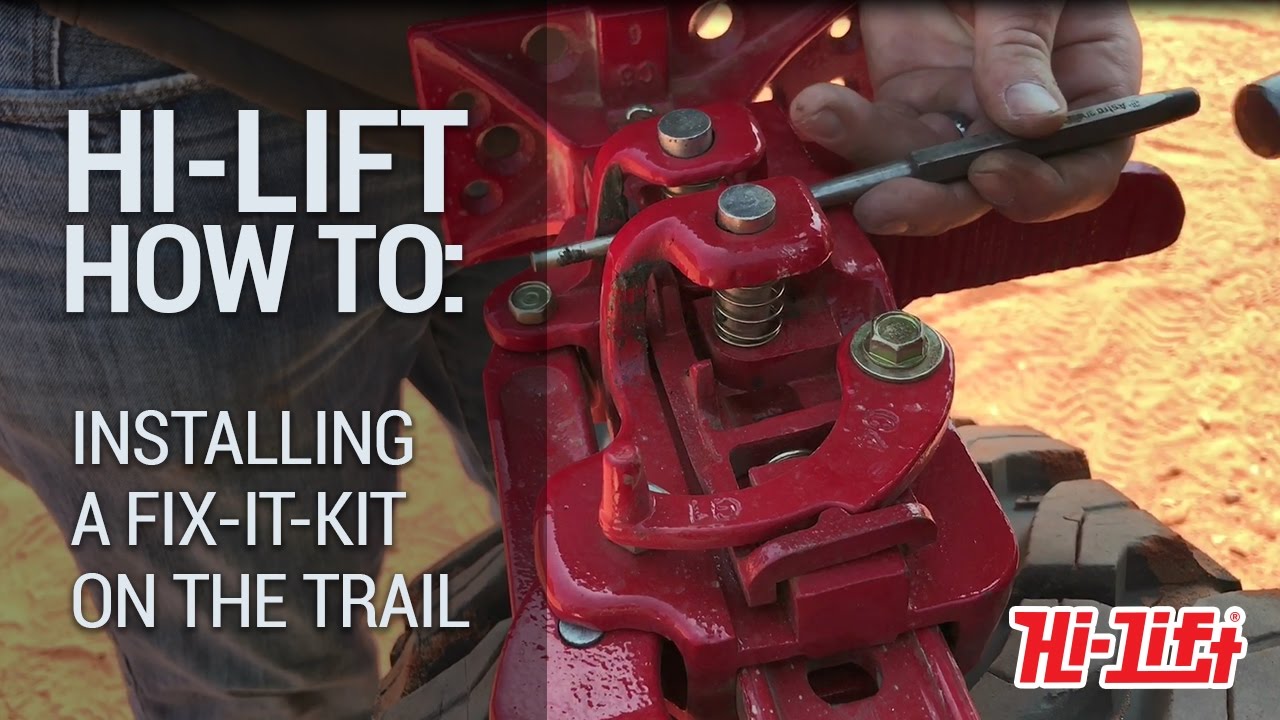 Fixing a Hi-Lift Jack on the Trail - Fix-It-Kit Installation Demo