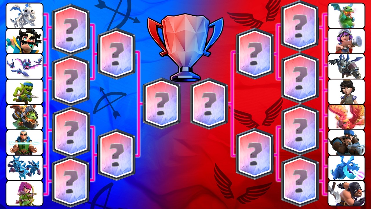 Flying VS Long Range Cards | Clash Royale Tournament