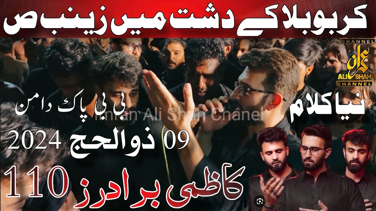 Karbobala Ka Dasht Mein Zainab sa  | New Noha | Kazmi Brothers 110 | 09 Zilhaj 2024 | Bibi Pak Daman