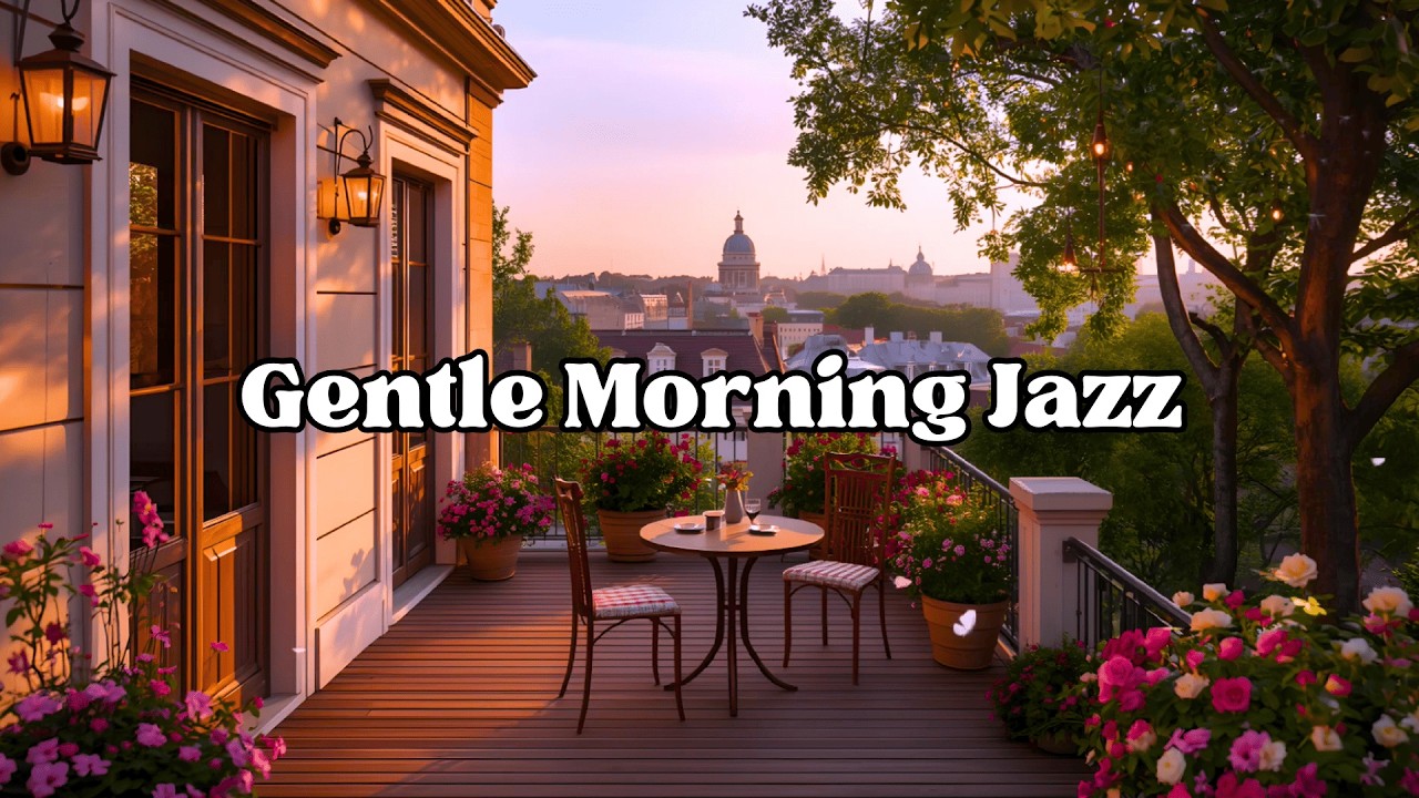 Gentle Morning Jazz - Cozy Coffee Shop Playlist for Focus & Relax 🎶