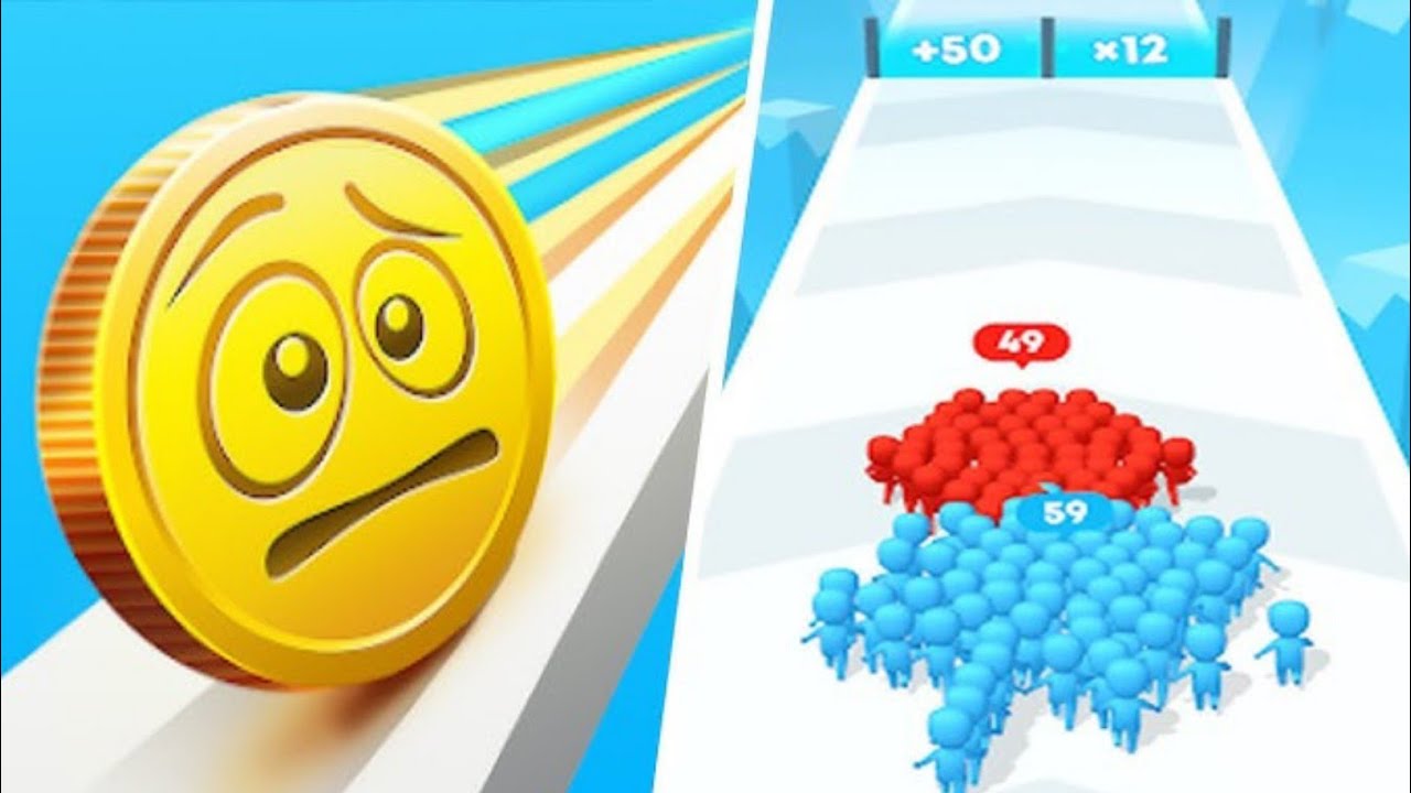 Count Masters vs Coin Rush Gameplay Comparison | Insane Level Challenge!