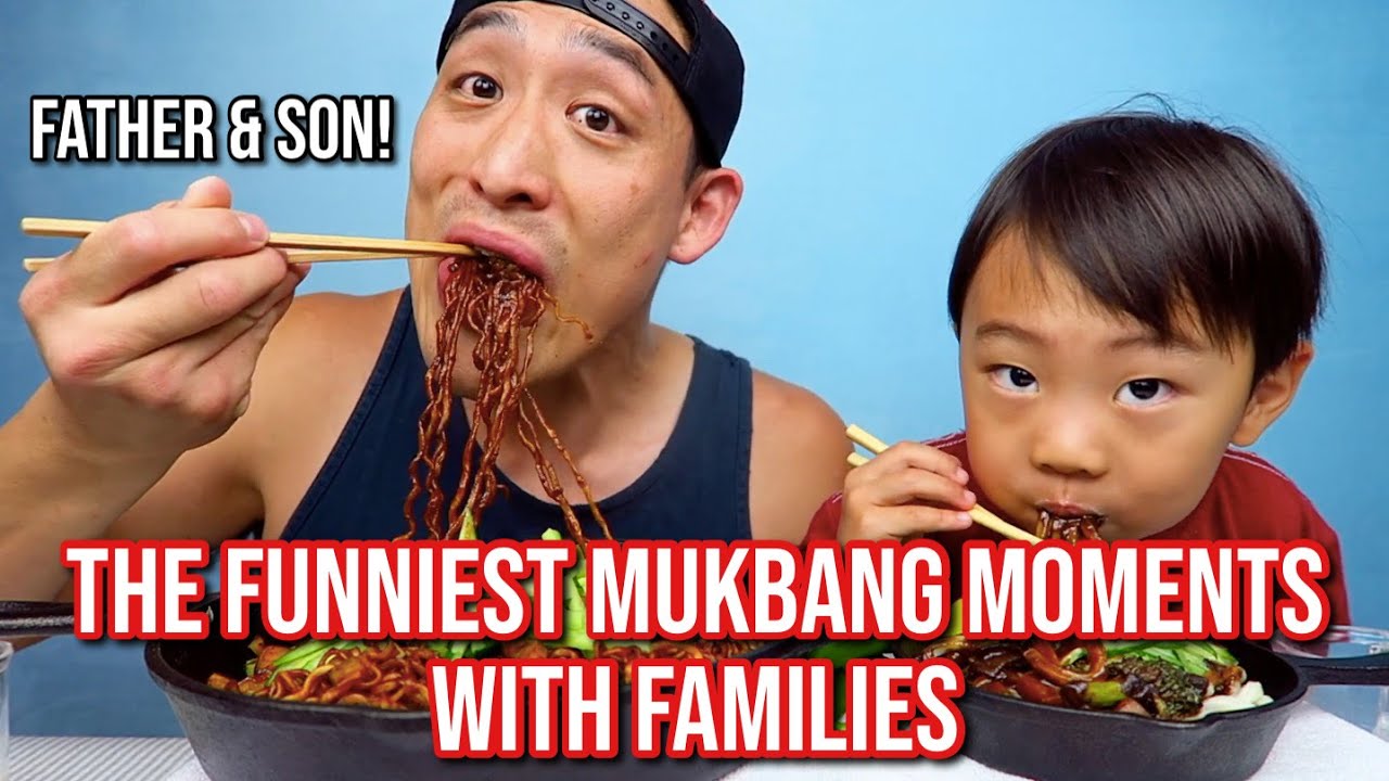 the FUNNIEST family mukbang moments that make me laugh