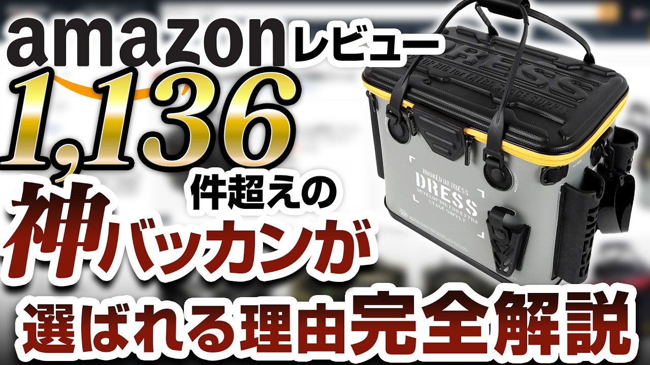 【バッカン】Amazonレビュー数1,100件超えの神バッカンが選ばれる理由を完全解説！【DRESS バッカンミニ】