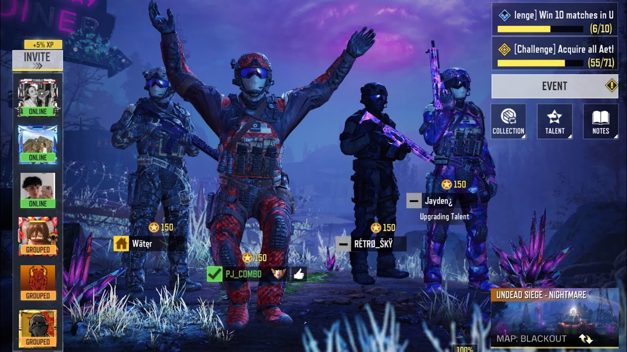 “SPEC OPS 1 GANG” | “UNDEAD SIEGE - NIGHTMARE” | COD Mobile Series 5 (2021) | ZOMBIES
