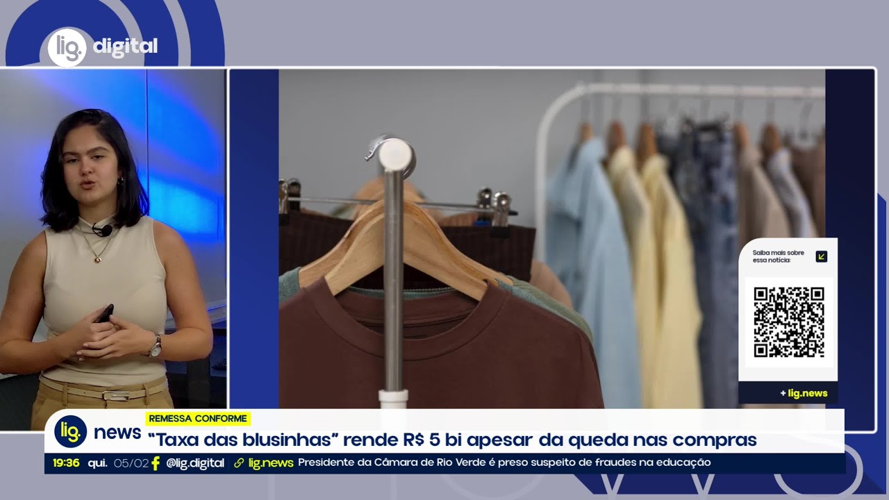 “Taxa das blusinhas” rende R$ 5 bi apesar da queda nas compras – 05/02/2026 – Lig News