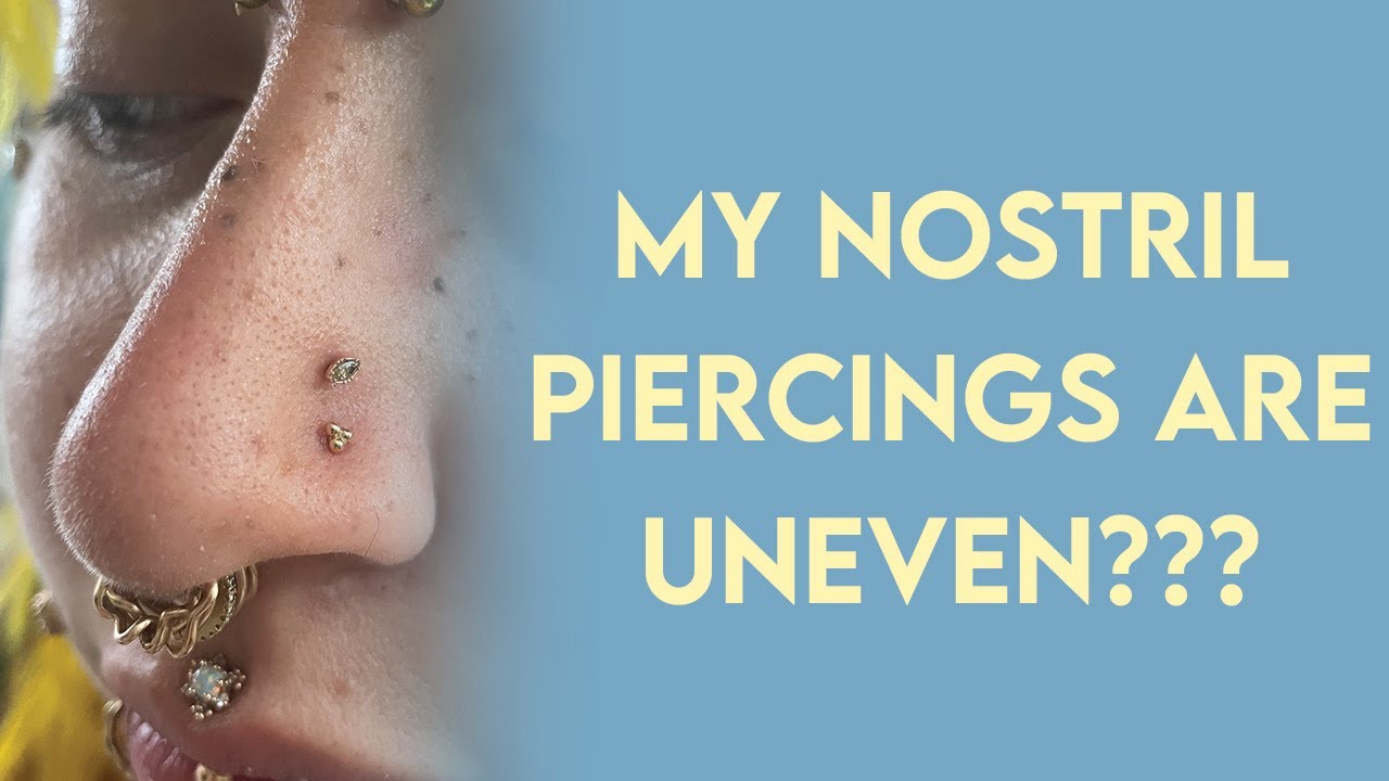 My Nose Piercings are Totally Uneven