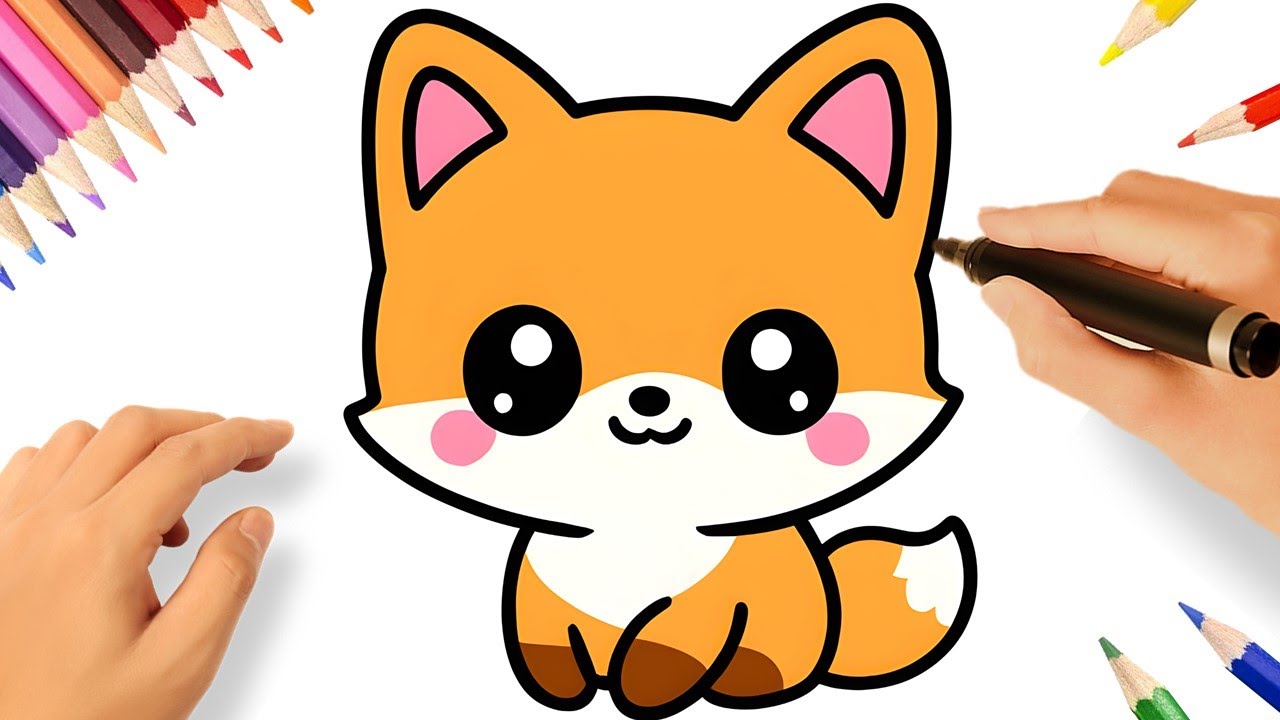 HOW TO DRAW A CUTE FOX