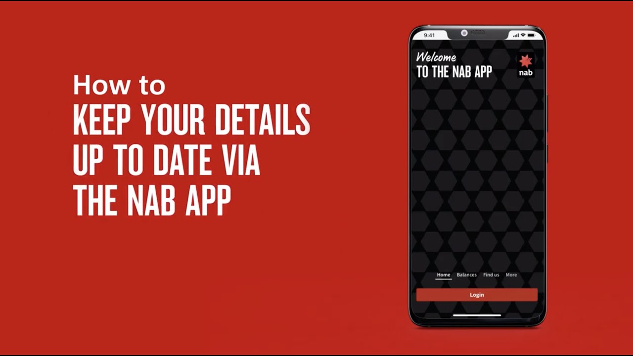 How to keep your details up to date via the NAB App