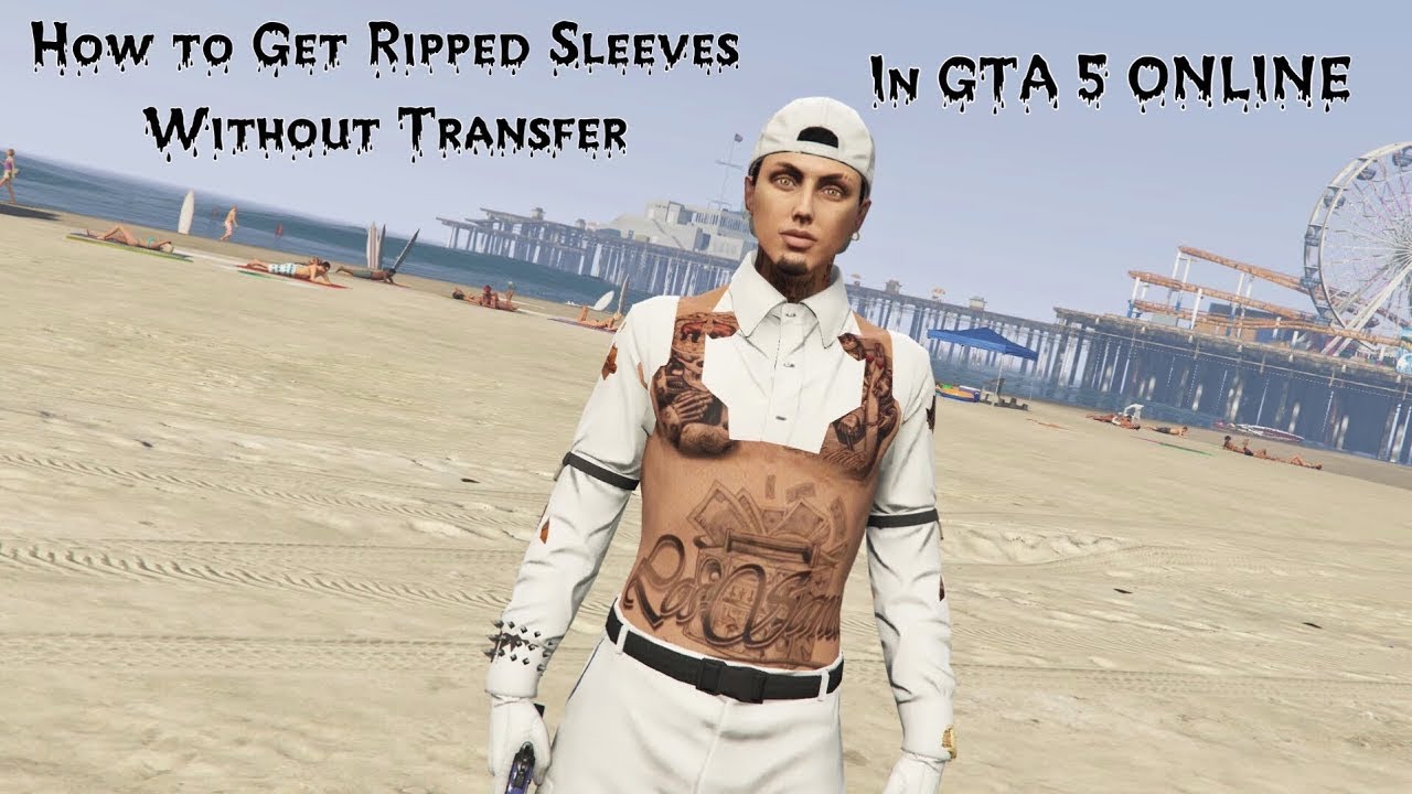 GTA5 online ripped shirt glitch (NO TRANSFER)