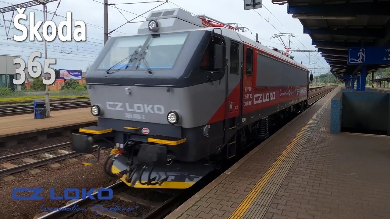 Lokomotivy Škoda 365 a 371 - Vlaky