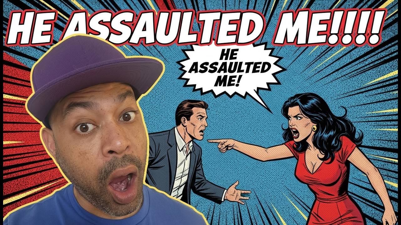 LADY CAUGHT ON CAMERA FALSE ACCUSING A MAN OF ASSAULT