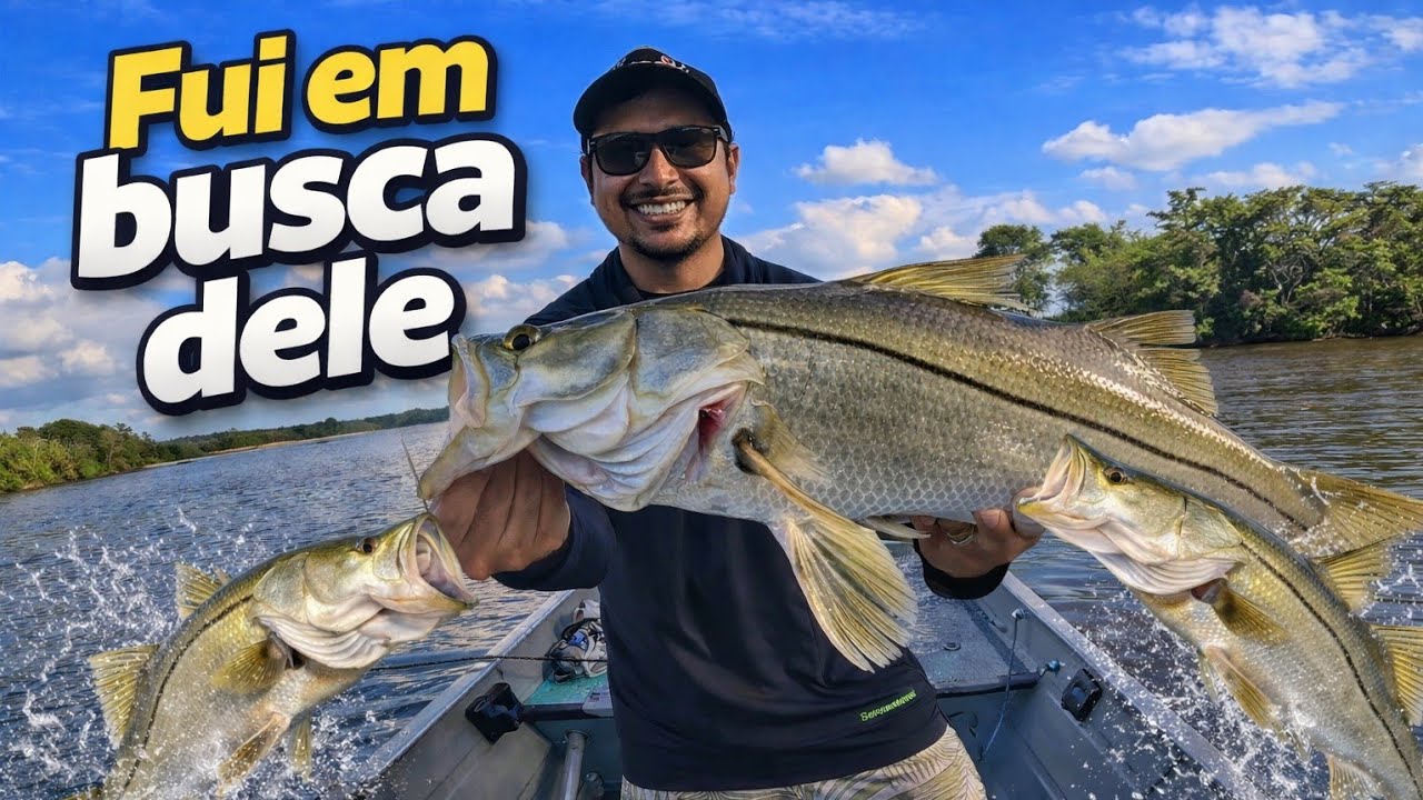 🔥 O objetivo era pegar um grande robalo |Pescaria de Robalos com iscas artificiais 