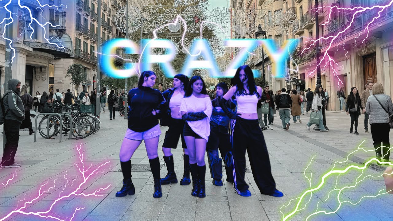 [KPOP IN PUBLIC] LE SSERAFIM (르세라핌) - 'CRAZY' | Dance Cover by EMF CREW from Barcelona