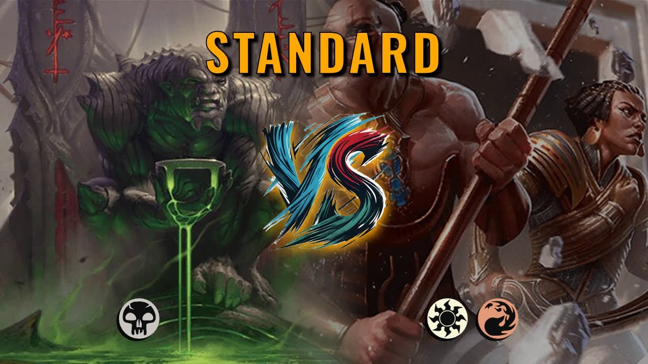 MTG Standard - Mono Black Midrange by Numbskull VS Boros Midrange by gapek