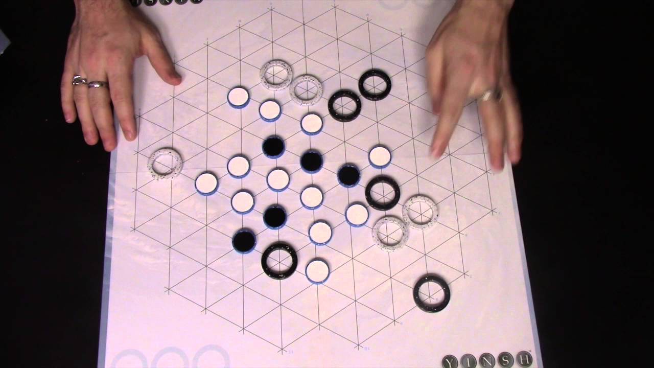 Yinsh - A Dice Cup 'how to play' video by Steve Raine
