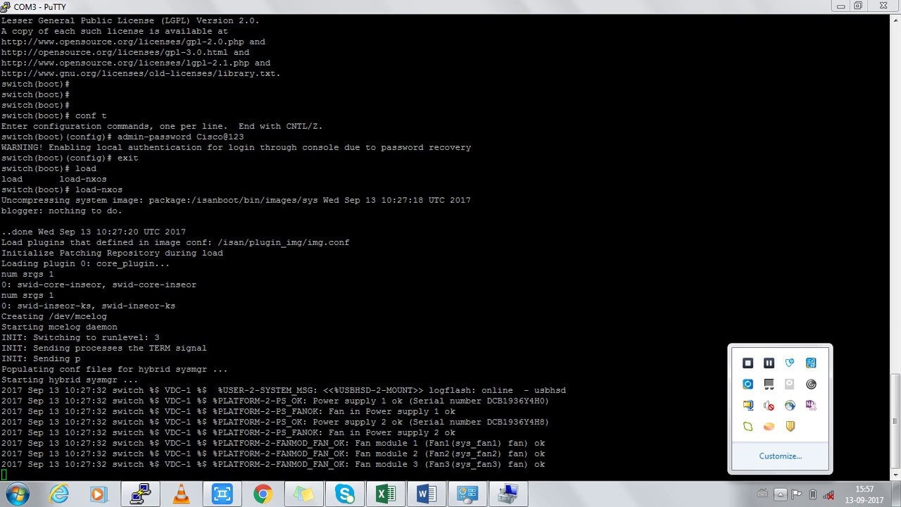 Password Reset in Nexus devices
