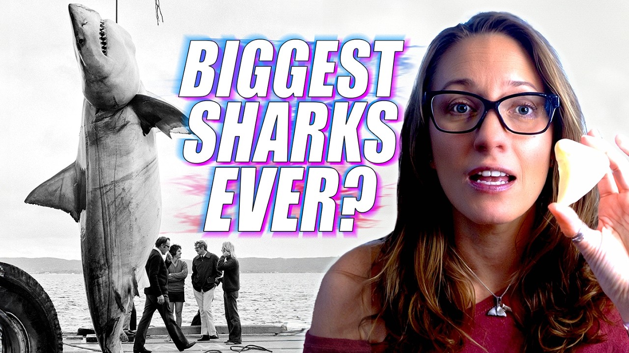 Marine Biologist Reacts to the Largest Great White Sharks Ever!