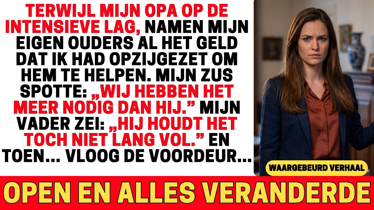 MIJN OUDERS NAMEN ALLES WAT IK SPAARDE TERWIJL MIJN OPA VOCHT VOOR ZIJN LEVEN — EN WAT DAARNA GEB...