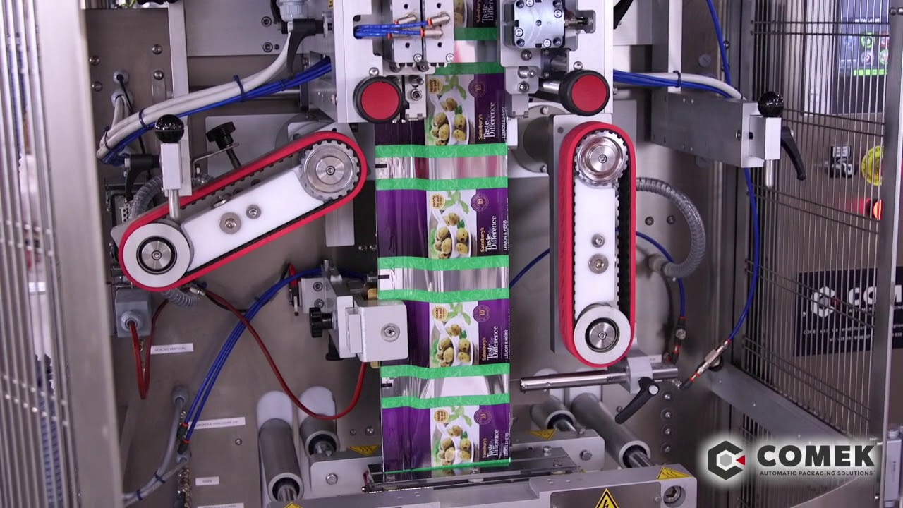 Paxon Packaging complete packing line for olives in Doy-packs with reclosable zip and gas flush