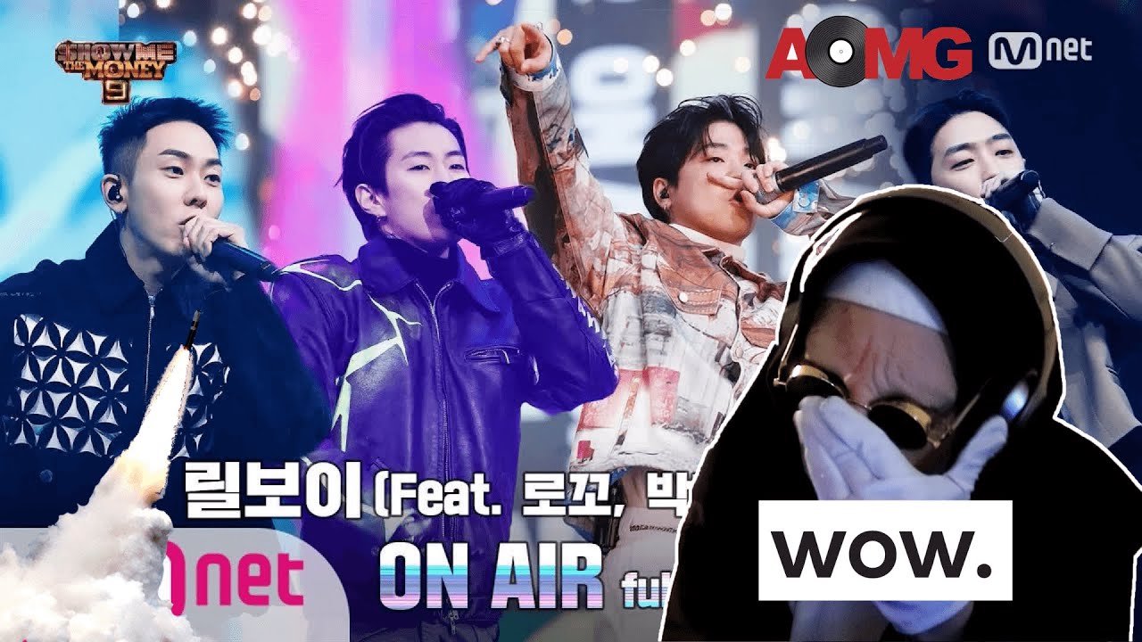 [SMTM9] 'ON AIR' (Feat. 로꼬, 박재범 & GRAY) - 릴보이 @ 파이널 1R full ver. | REACTION!