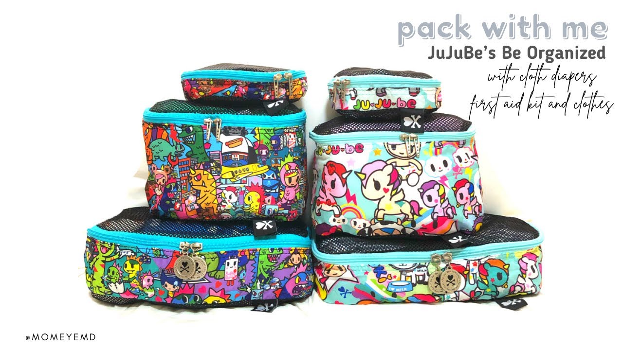 Pack with me : JuJuBe’s Be Organized (and packing into different JuJuBe bags)
