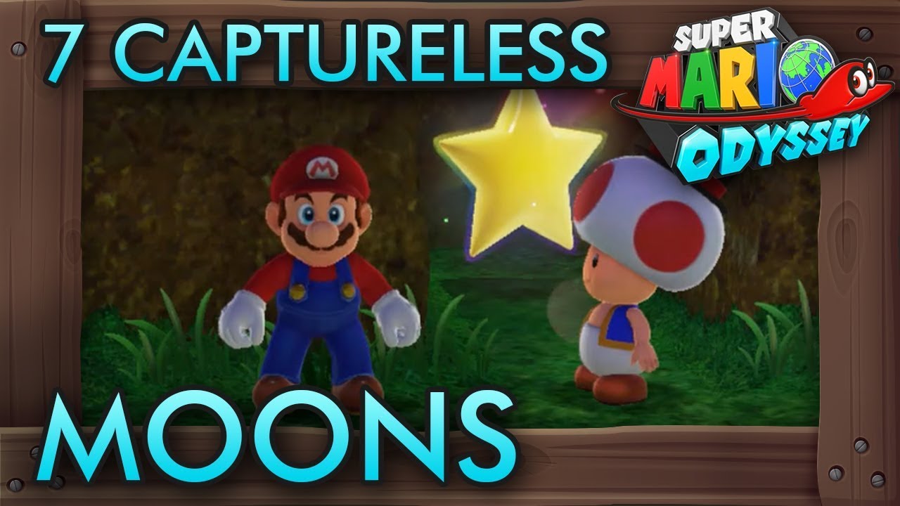 7 Capture Moons You Can Get Captureless in Super Mario Odyssey