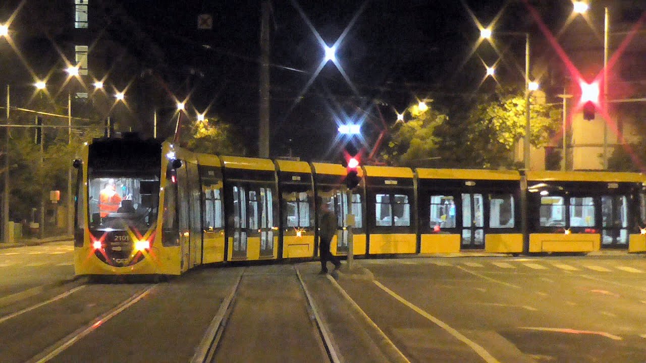 The world's longest tramcar (back then, but not anymore): the 2100-series CAF Urbos 3 (56 meters)