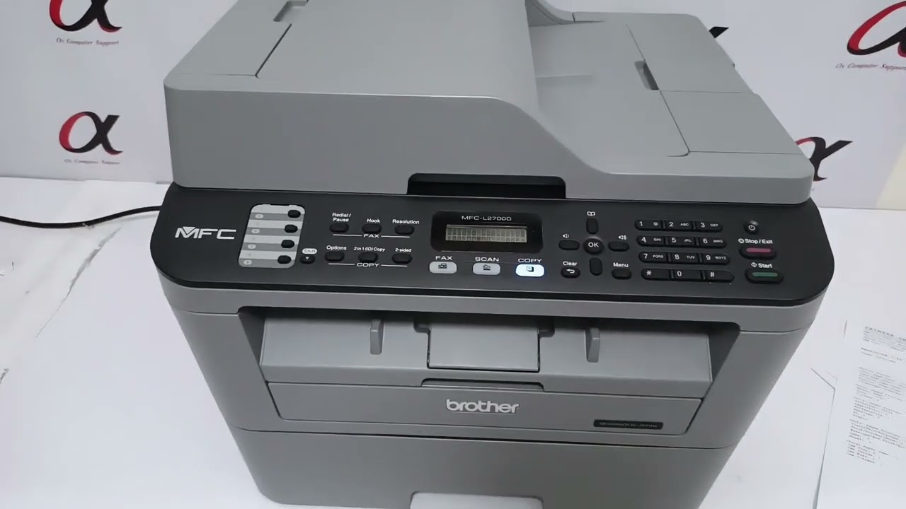 Brother MFC-L2700D การถ่ายเอกสาร และ ถ่ายบัตรประชาชน