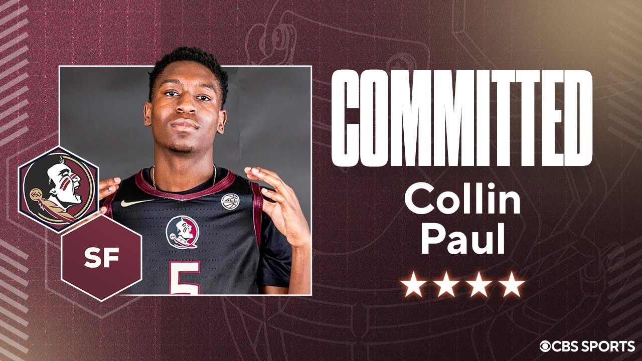 WATCH: 4-star SF Collin Paul Announces College Commitment to Florida State | No. 76 Overall Player