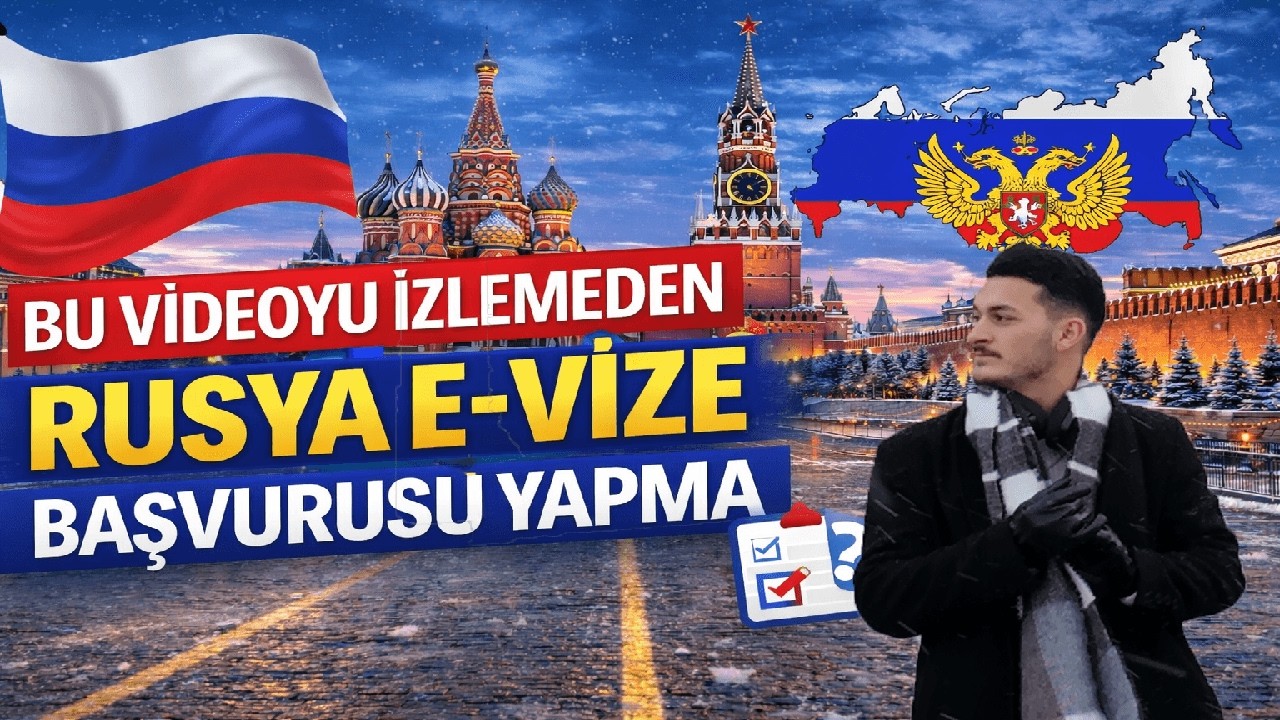 BU VİDEOYU İZLEMEDEN RUSYA E-VİZE BAŞVURUSU YAPMA!  E-Vize + Tren Bilet Rehberi