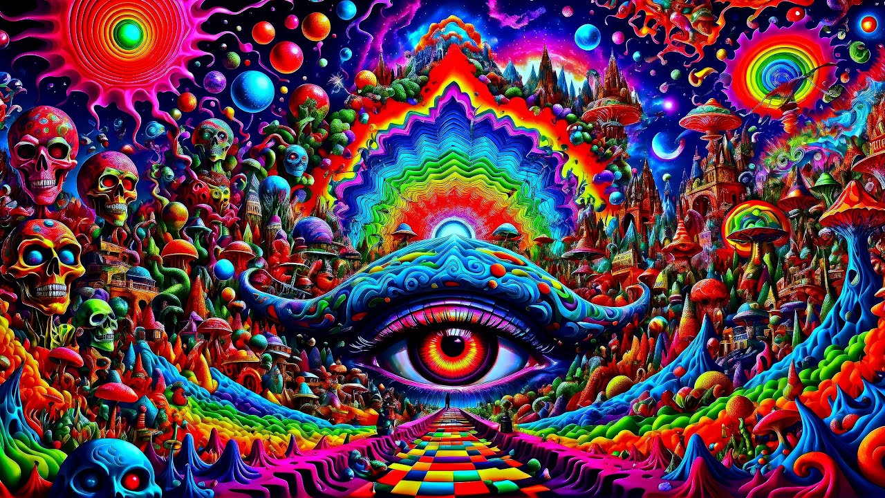 Classic Psychedelic AI Visuals - Crafted With Love