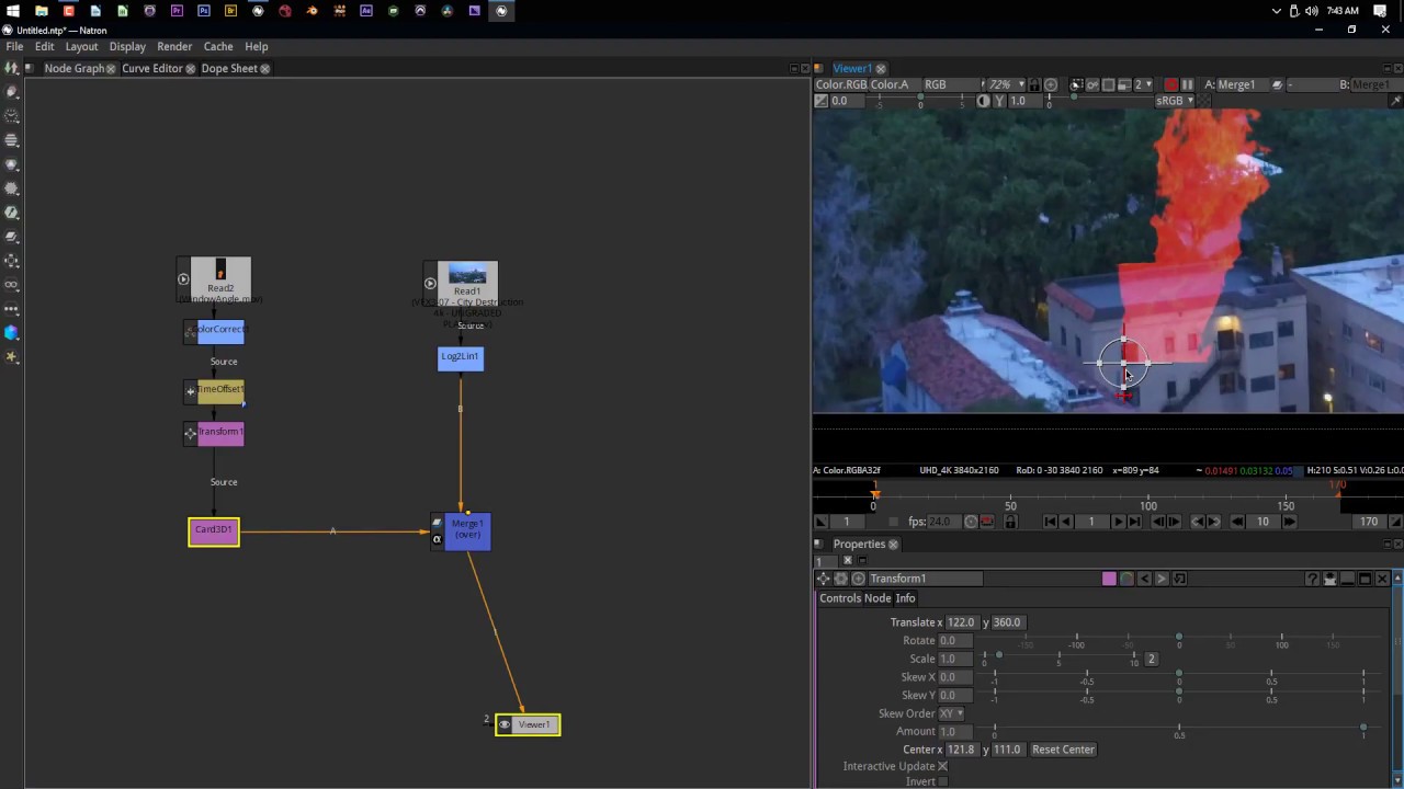 3D Camera Tracking in Natron!  (Card3D Node)