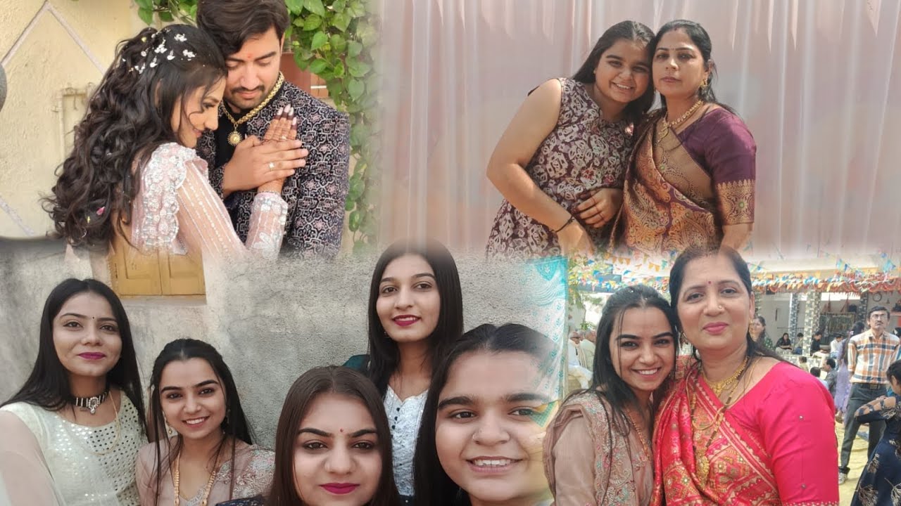 આજે સગાઇ માં ગયા અને મિત્તલ દીદી ને મળ્યા.