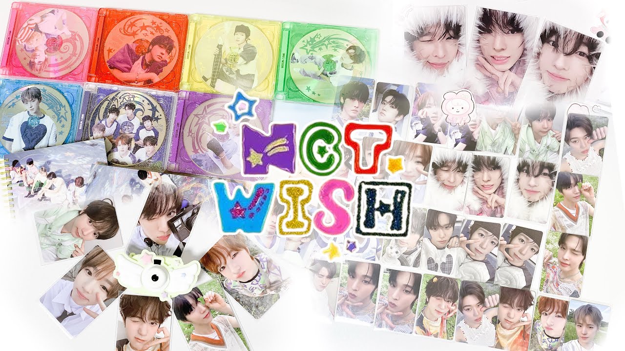 [위시즈니 브이로그] 제 COLOR는 엔시티 위시입니다 ♥ | 엔시티 위시 컬러 앨범깡 • 교보핫트 오프깡 • 애플뮤직 예판 • 분철  • 초회 한정 포토북 • 쥬얼 앨범
