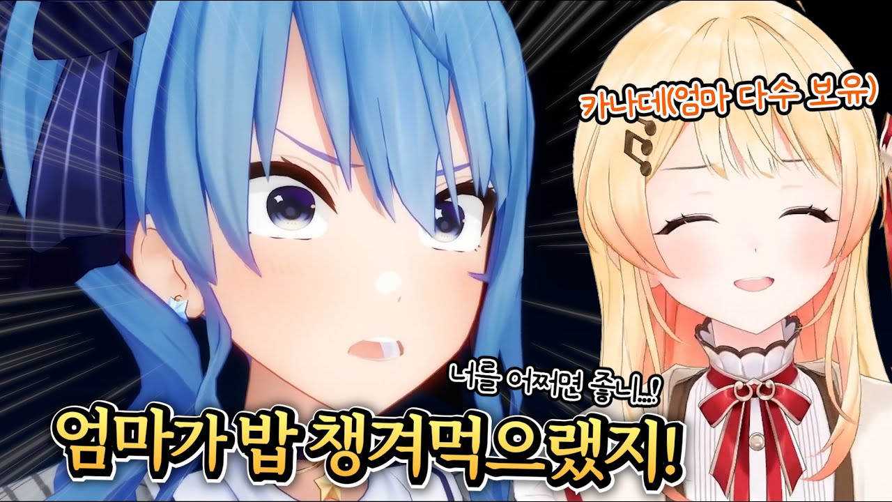 결국 스이세이마저 엄마로 만들어버린 마성의 딸랑구 카나데ㅋㅋㅋㅋㅋㅋㅋㅋ [홀로라이브 | 호시마치 스이세이]
