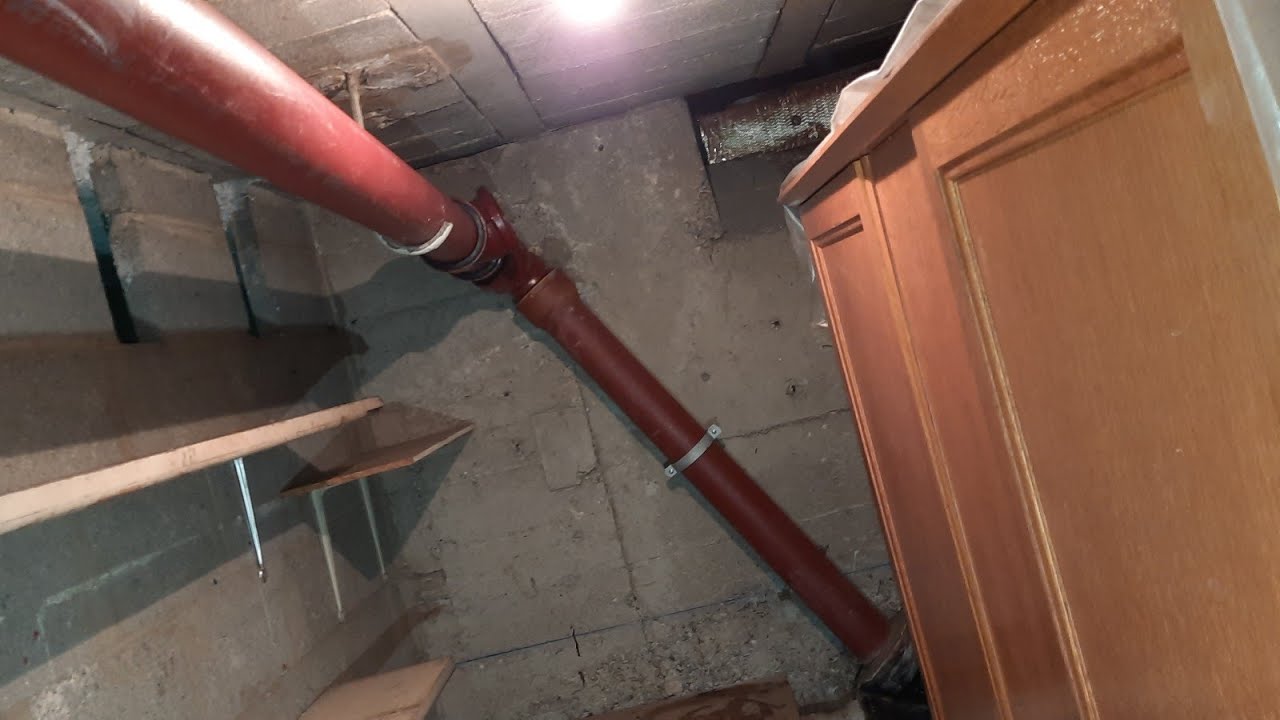 Remplacement d'une colonne EU EV en cave | Rapid action | Fonte percé DN100 @Sanslimite